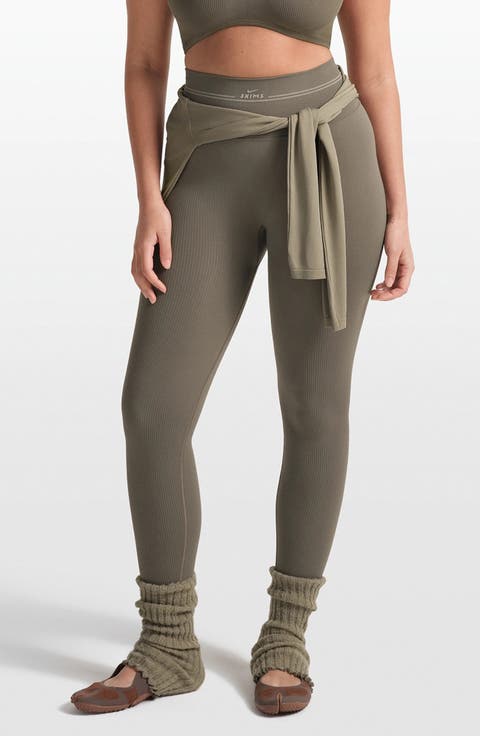 Ribbed Seamless High Waist Leggings