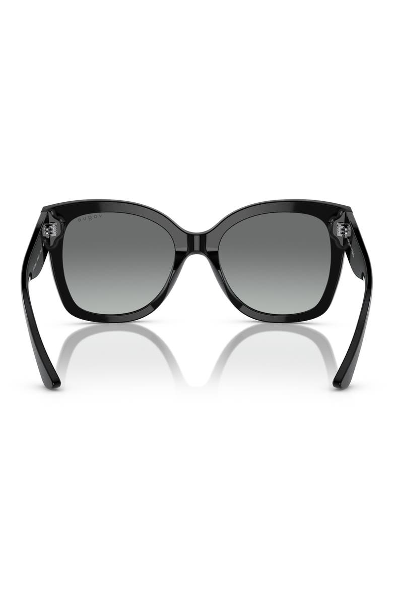VO5338S 54mm Square Sunglasses, Alternate, color, BLACK / GREY GRADIENT