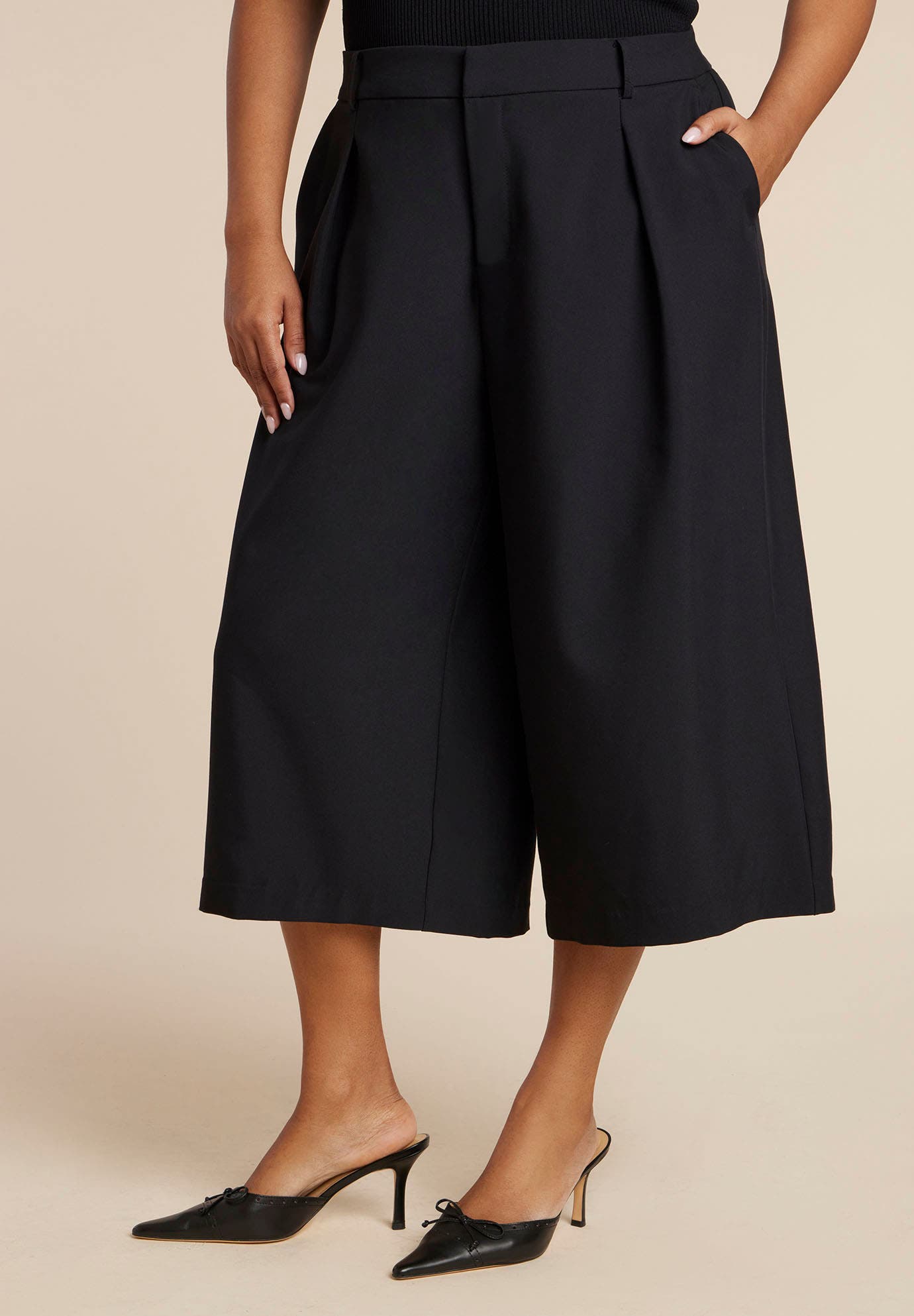 Wide Leg Culotte - image 2