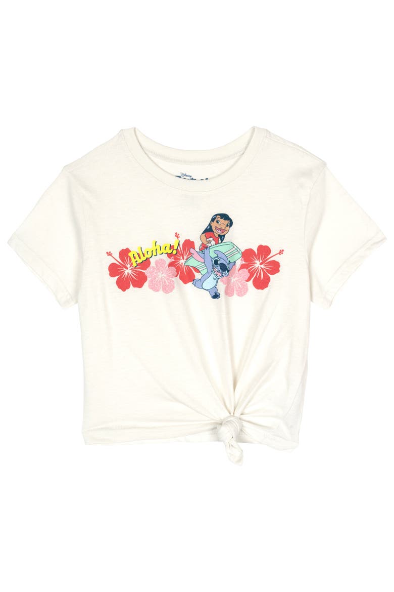 Lilo & Stitch Girls' 2-Piece T-Shirt and Shorts Set, Alternate, color, Lilo and Stitch Pink