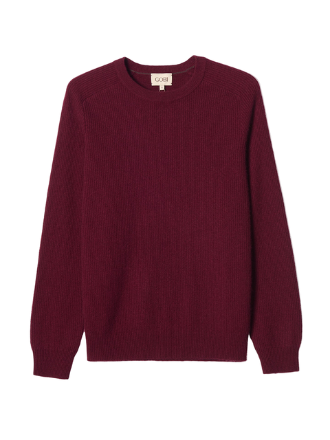 Men's Ribbed Cashmere Sweater