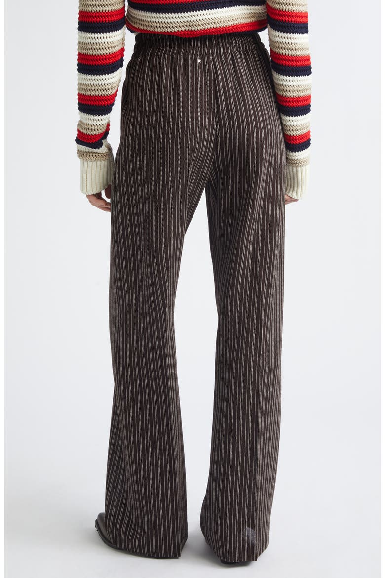 Brittany Pinstripe Wide Leg Pants, Alternate, color, GANASH/ OFF WHITE