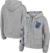 WEAR by Erin Andrews Women's WEAR by Erin Andrews Heather Gray Tennessee Titans Full-Zip Hoodie