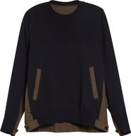 Sacai Cotton Typewriter Panel Sweater