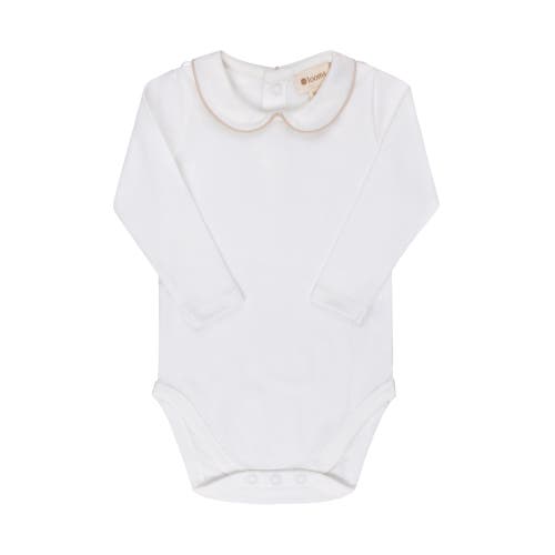 Ely's & Co. Modal Bodysuit In Beige