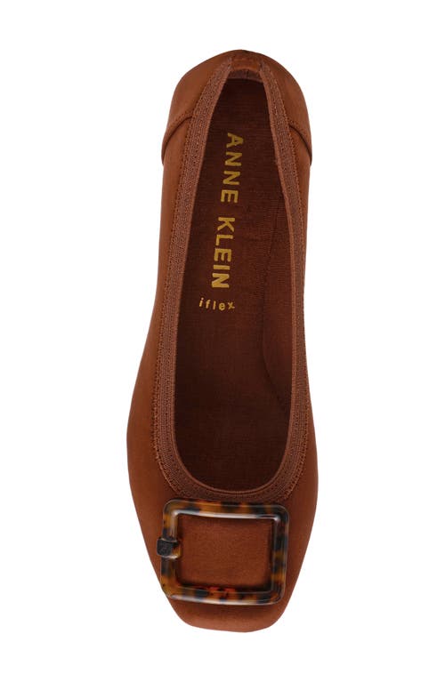 Anne Klein Umari Ballet Flat In Brown