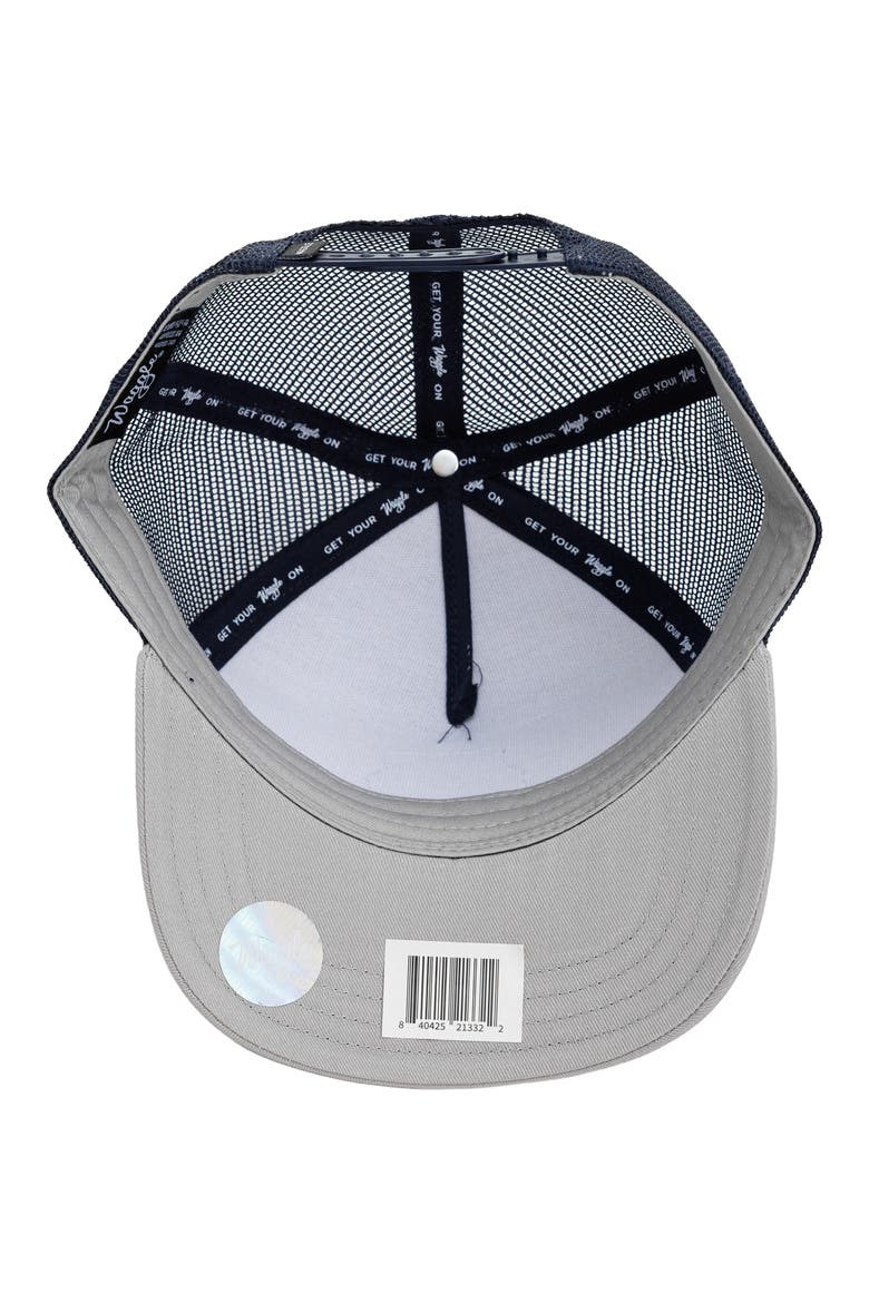 Wagglefest Trucker Hat, Alternate, color, GRAY