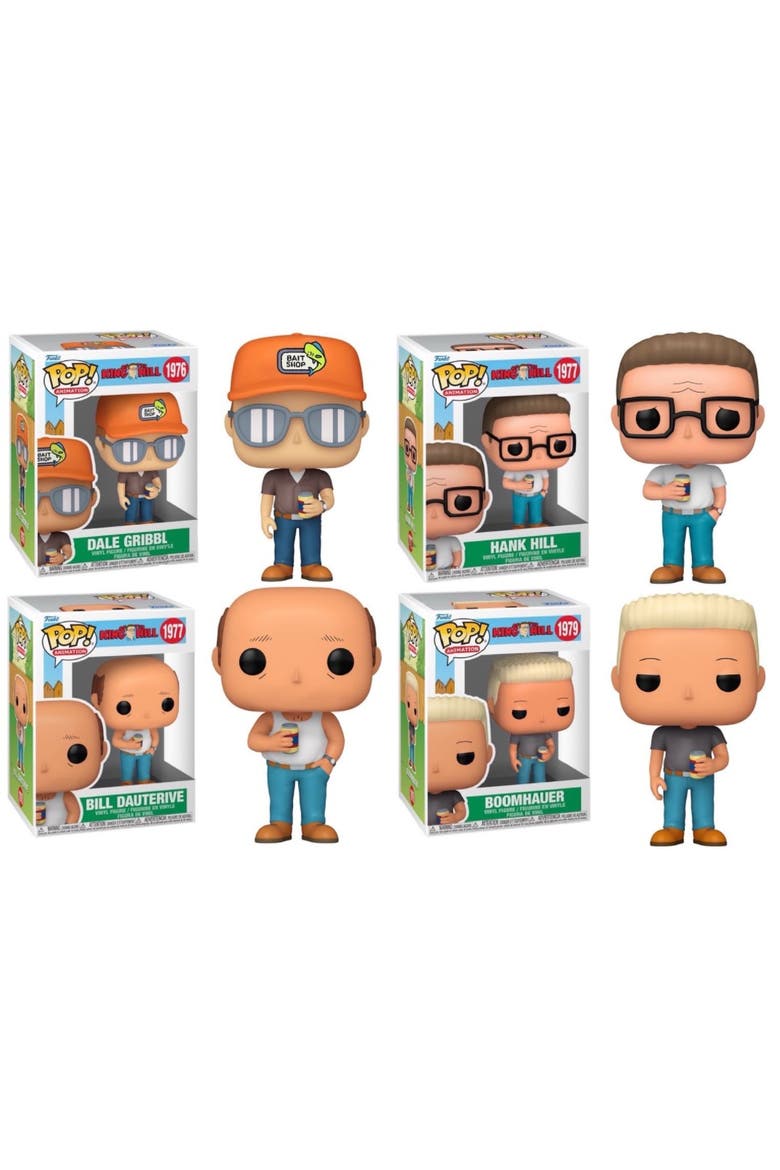 King of the Hill Funko Pop! Television Complete Set, Main, color, Multi-Color