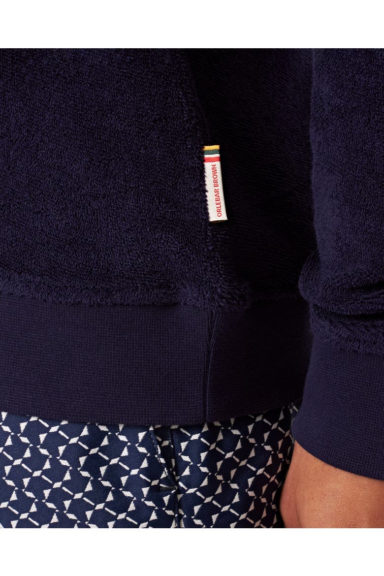 Santino Towelling Classic-Fit Polo Shirt, Alternate, color, Deep Ink Blue