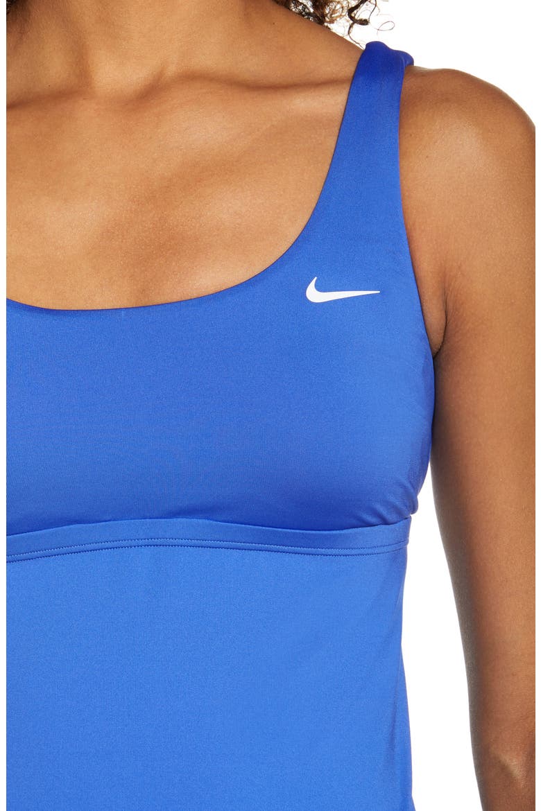 Essential Tankini Top, Alternate, color, HYPER ROYAL