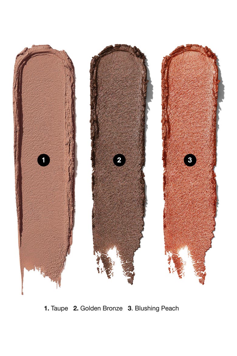 Golden Glow Waterproof Cream Eyeshadow Stick Set $102 Value, Alternate, color, BRONZE/ TAUPE/ PEACH