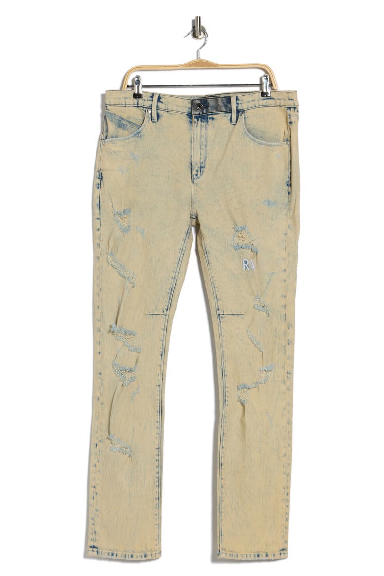 Clayton Distressed Skinny Jeans, Main, color, MOONSTONE