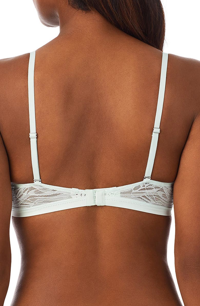 On Gossamer Sleek Micro Lace Underwire Convertible Push-Up Bra, Alternate, color, 