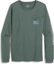 vineyard vines Long Sleeve Pocket Graphic T-Shirt