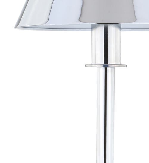 Jonathan Y Designs Roxy 26in Metal Shade Led Table Lamp In Chrome
