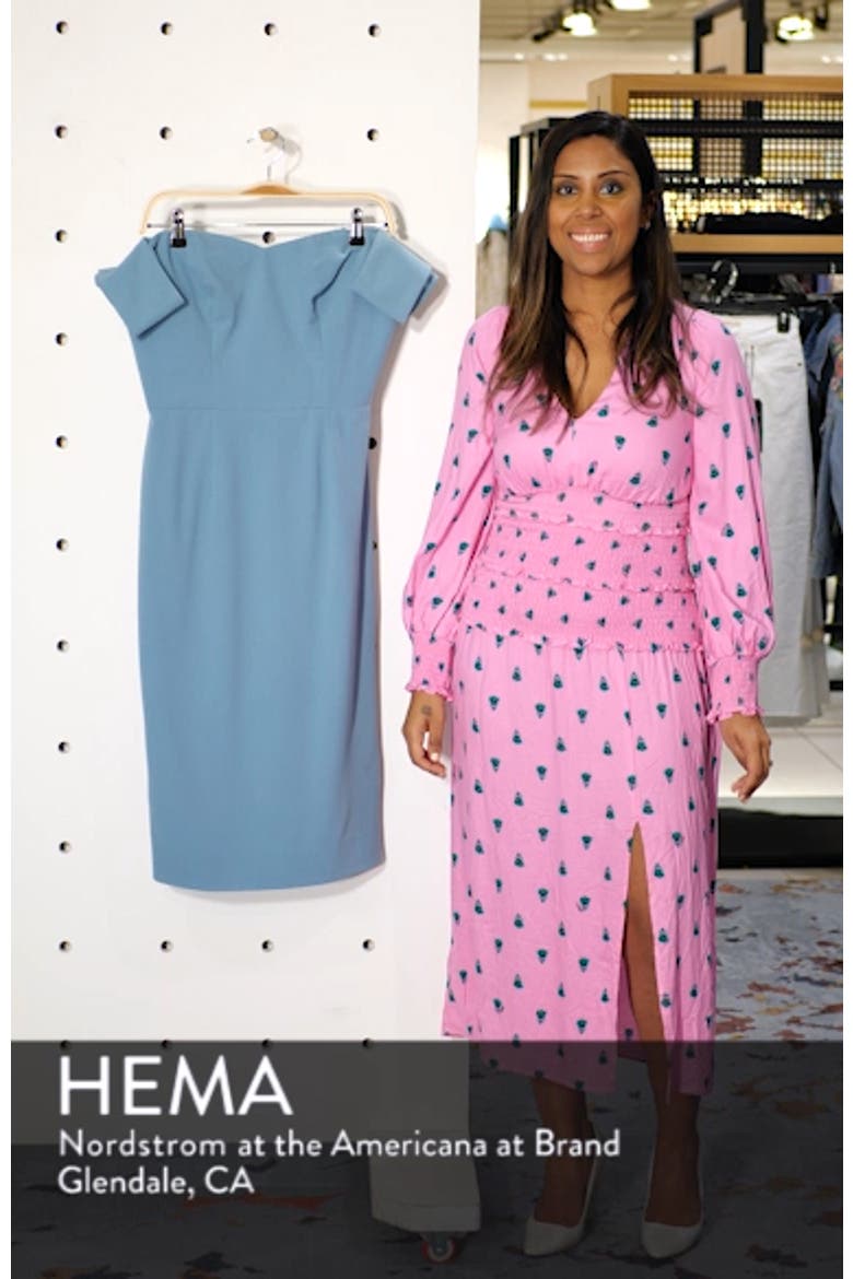 Bailey Off the Shoulder Body-Con Dress video