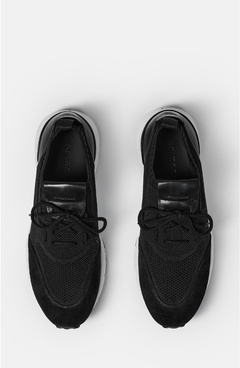 SCAROSSO Robbie Sneakers, Alternate, color, Black - Knit