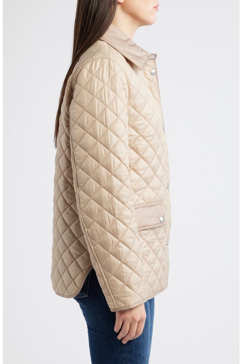 Quilted Jacket, Alternate, color, SAND