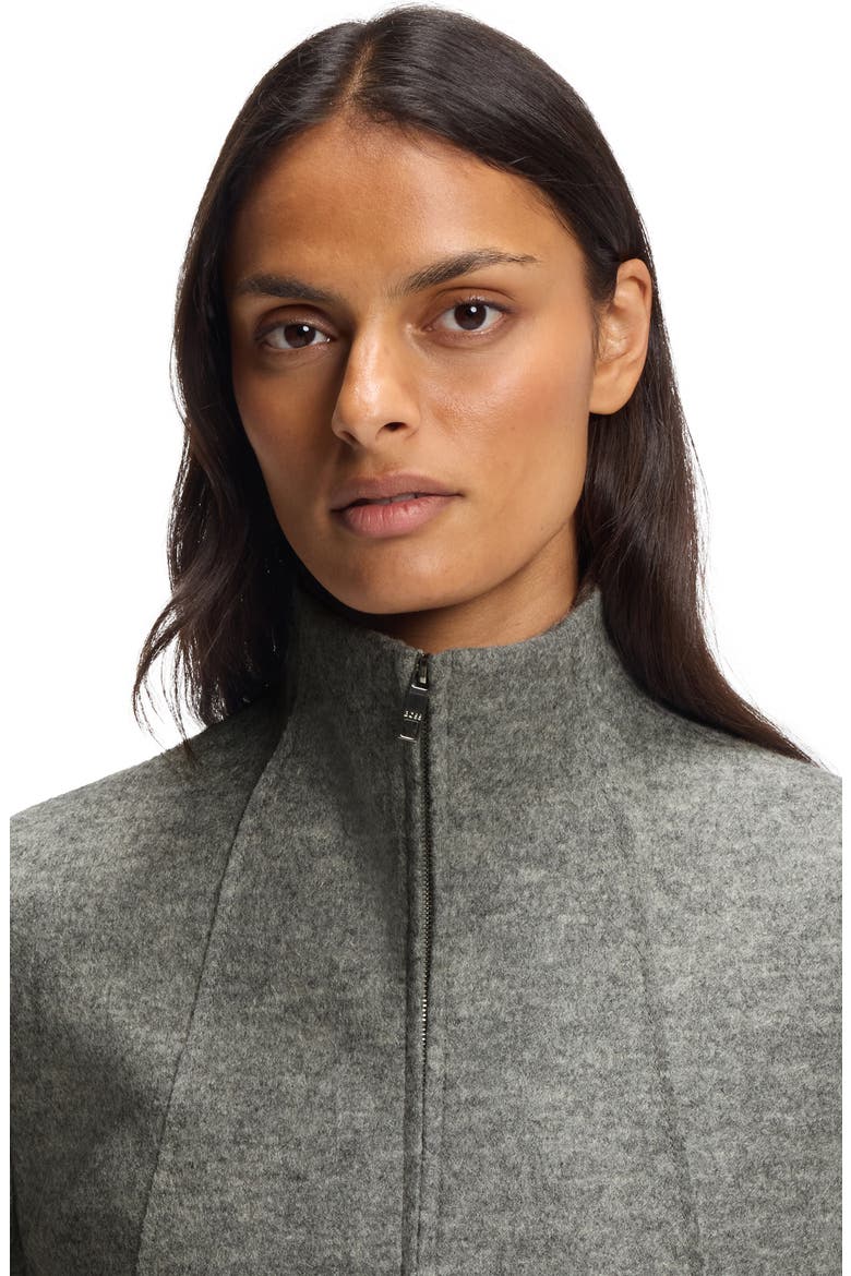 Jundalini Crop Wool Jacket, Alternate, color, CONCRETE GREY MELANGE