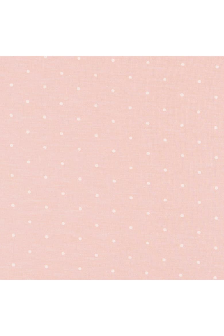 Swaddle Blanket & Headband Set, Alternate, color, Pink Polka Dots