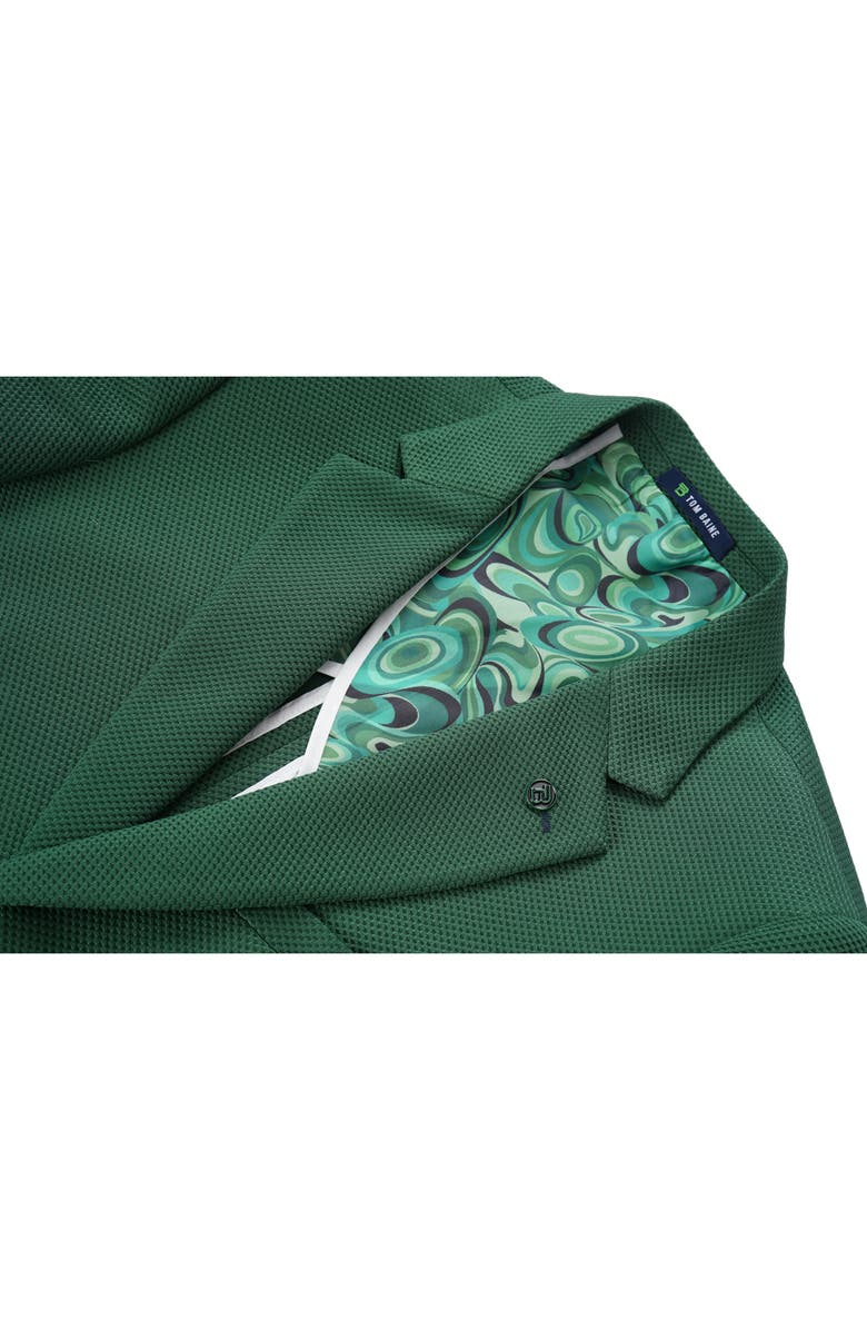 TOM BAINE Performance Two-Button Waffle Sport Coat, Alternate, color, Hunter Green