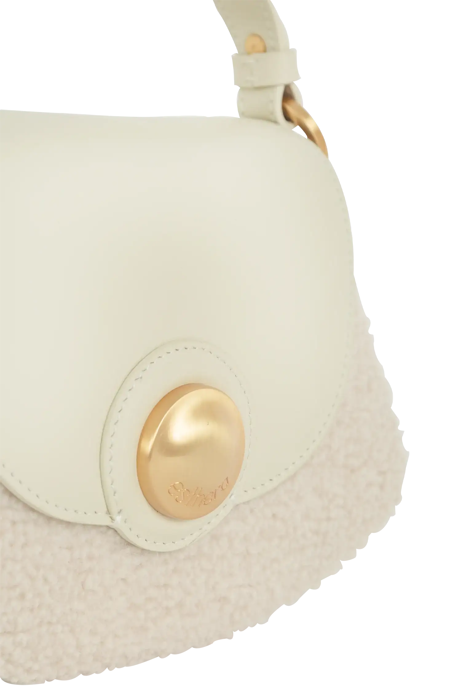 7PM Leather Handbag, Alternate, color, Sand