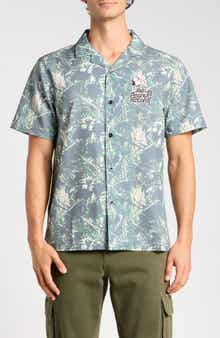 Peanuts Records Camp Shirt