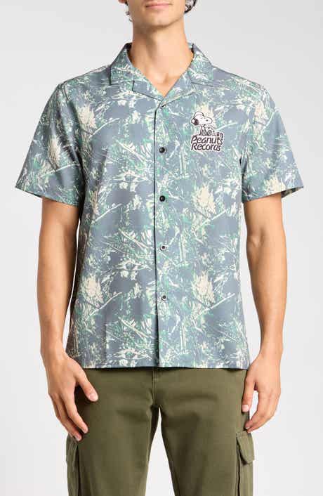 Peanuts Records Camp Shirt