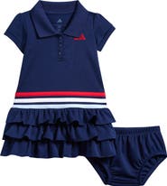adidas Ruffle Polo Dress & Bloomers Set