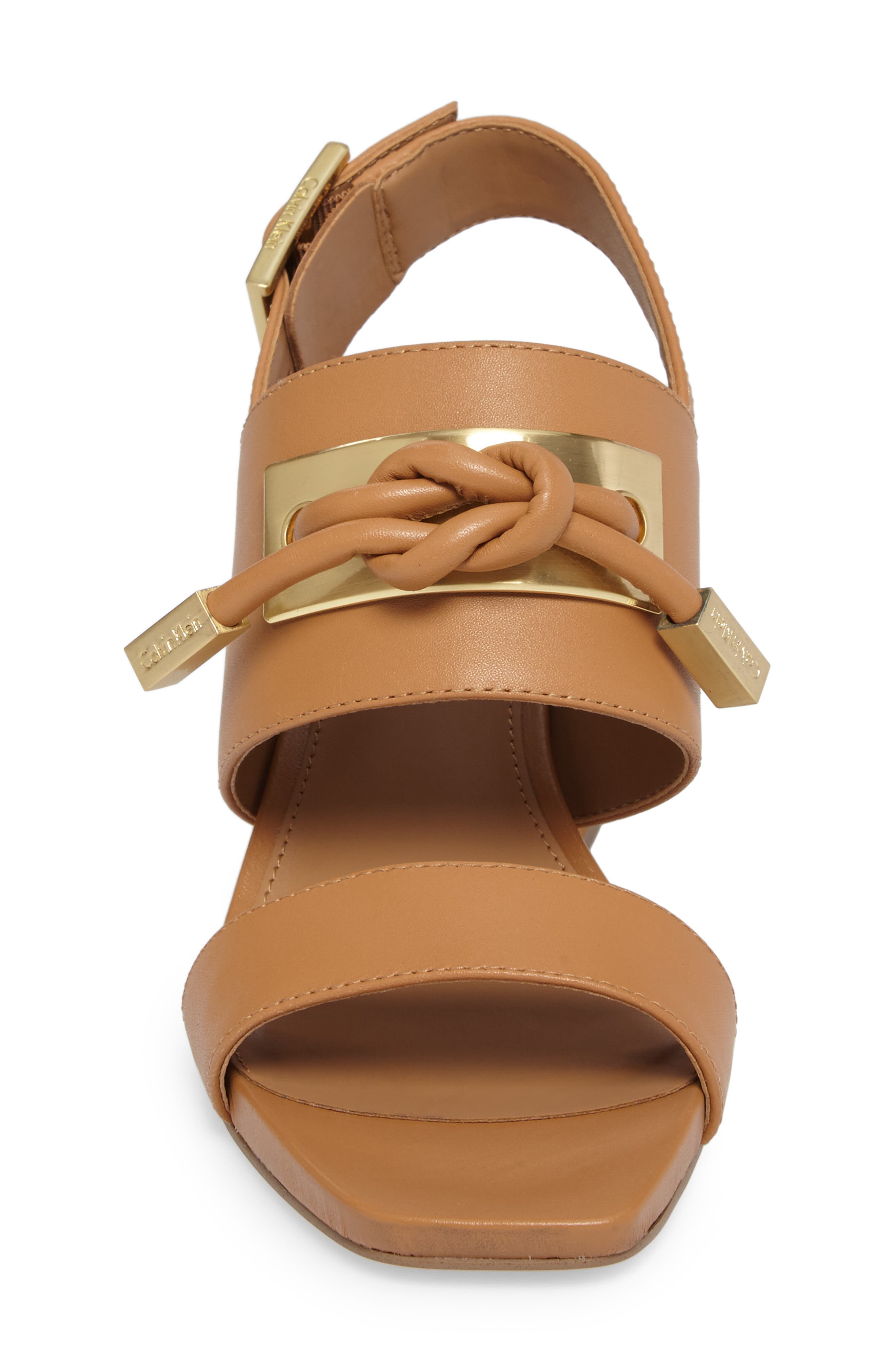 Calvin Klein Jilline Square Knot Sandal, Alternate, color, 