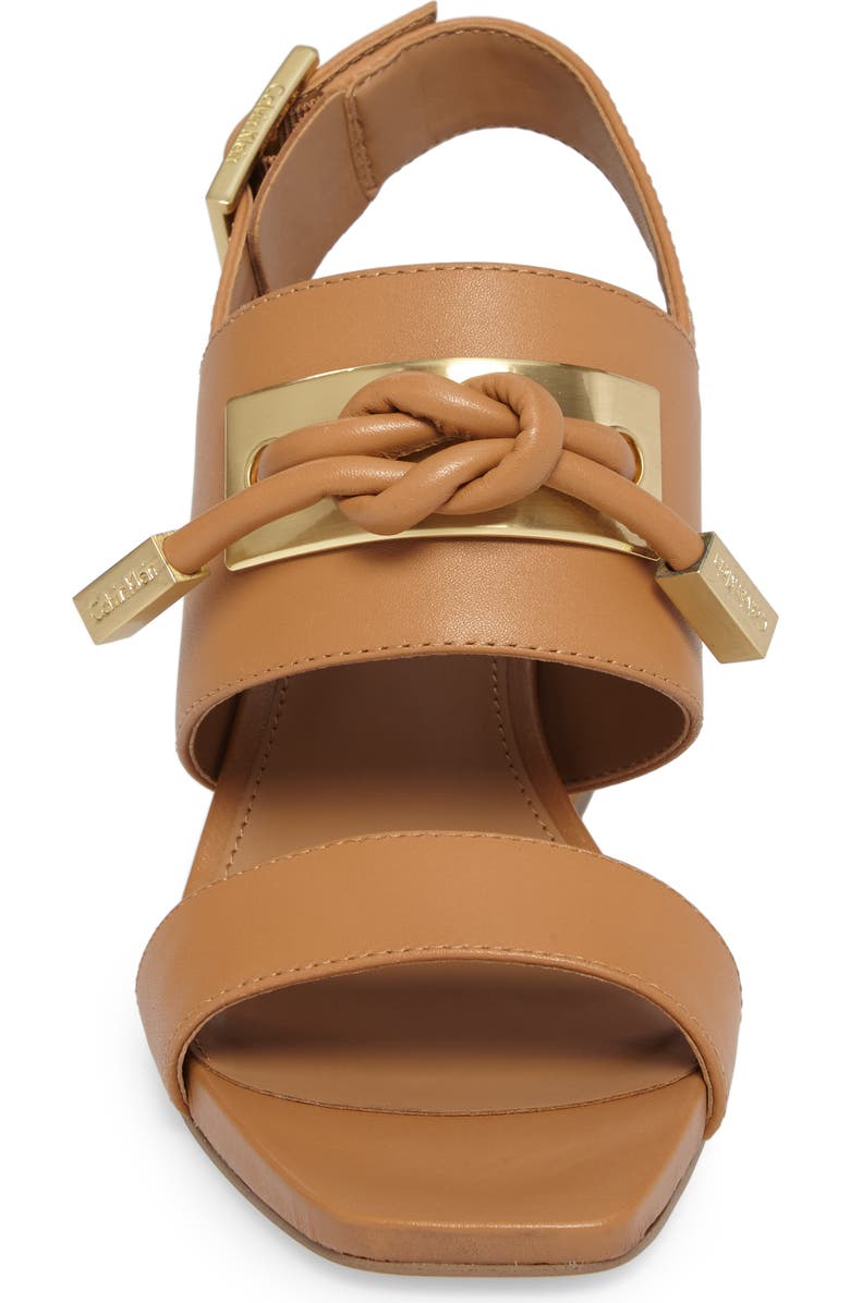 Calvin Klein Jilline Square Knot Sandal, Alternate, color,