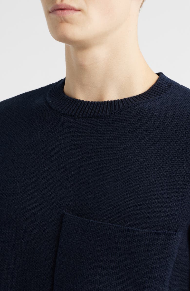 KROST Oversize Cotton Blend Sweater, Alternate, color, Dark Navy