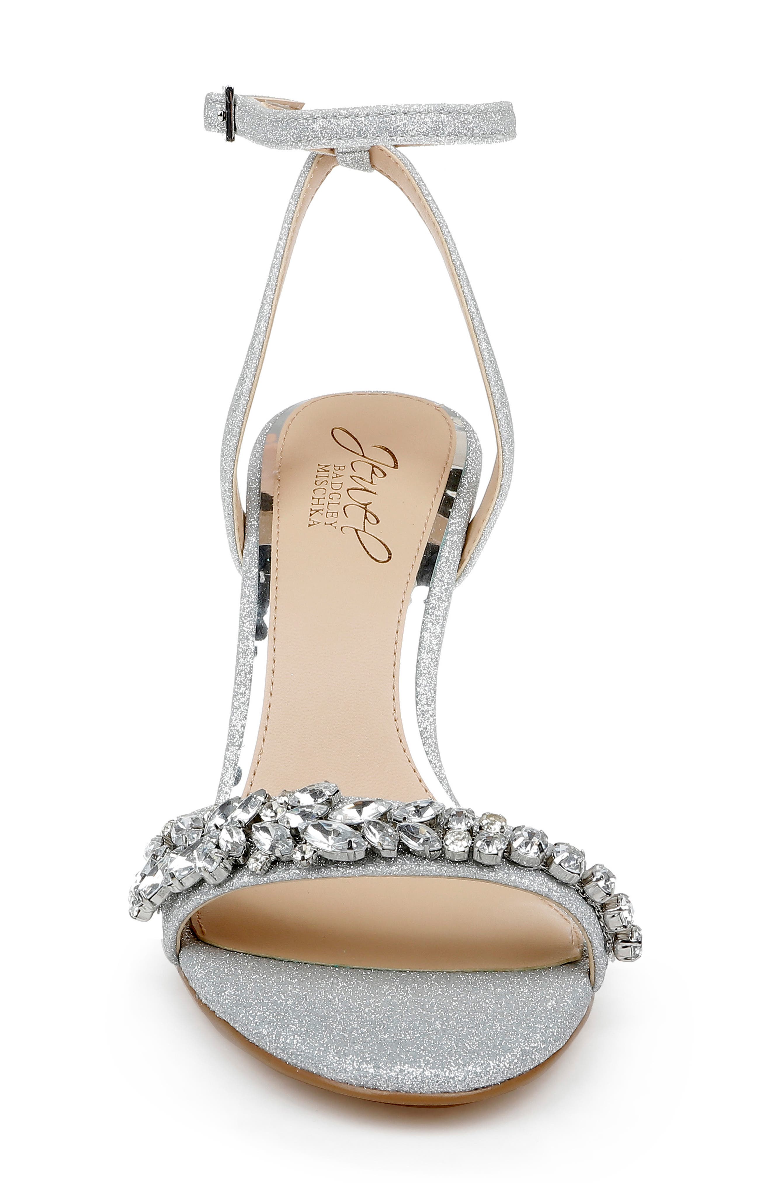Jewel Badgley Mischka Dallyce Ankle Strap Sandal, Alternate, color, 