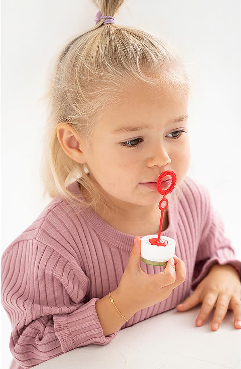 In Season Jewelry 14k Tiny Heart Link Bracelet, Alternate, color,