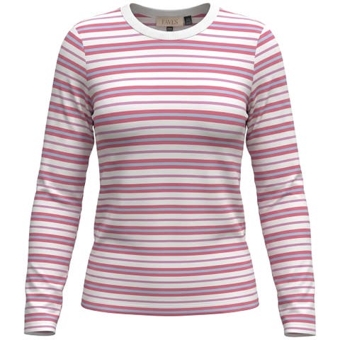 Long Sleeve Ribbed V-Neck Tee