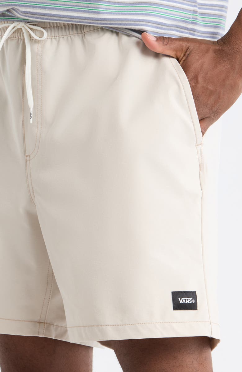 Vans Range Relaxed Water Repellent Shorts, Alternate, color, Oatmeal
