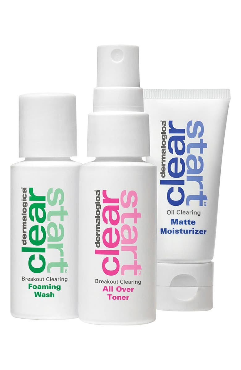 dermalogica<sup>®</sup> 'Clear Start<sup>™</sup>' 3-Step Skin Clearing Set, Main, color,