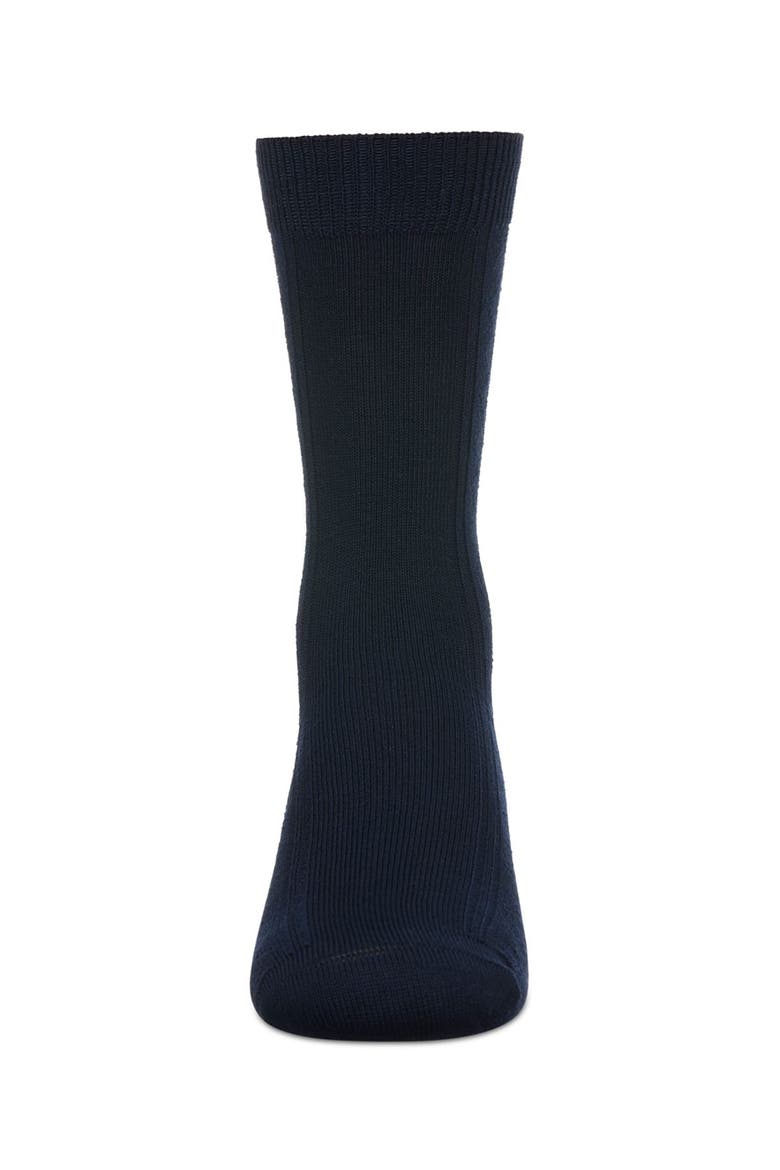 Clocking Argyle Crew Socks, Alternate, color, Navy