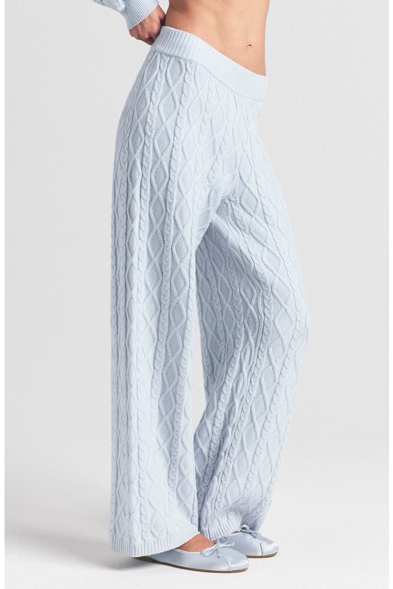 Snow Bunny Straight Leg Pants, Alternate, color, ZEN BLUE
