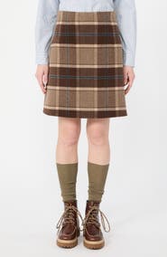 Weekend Max Mara Wool A-Line Skirt