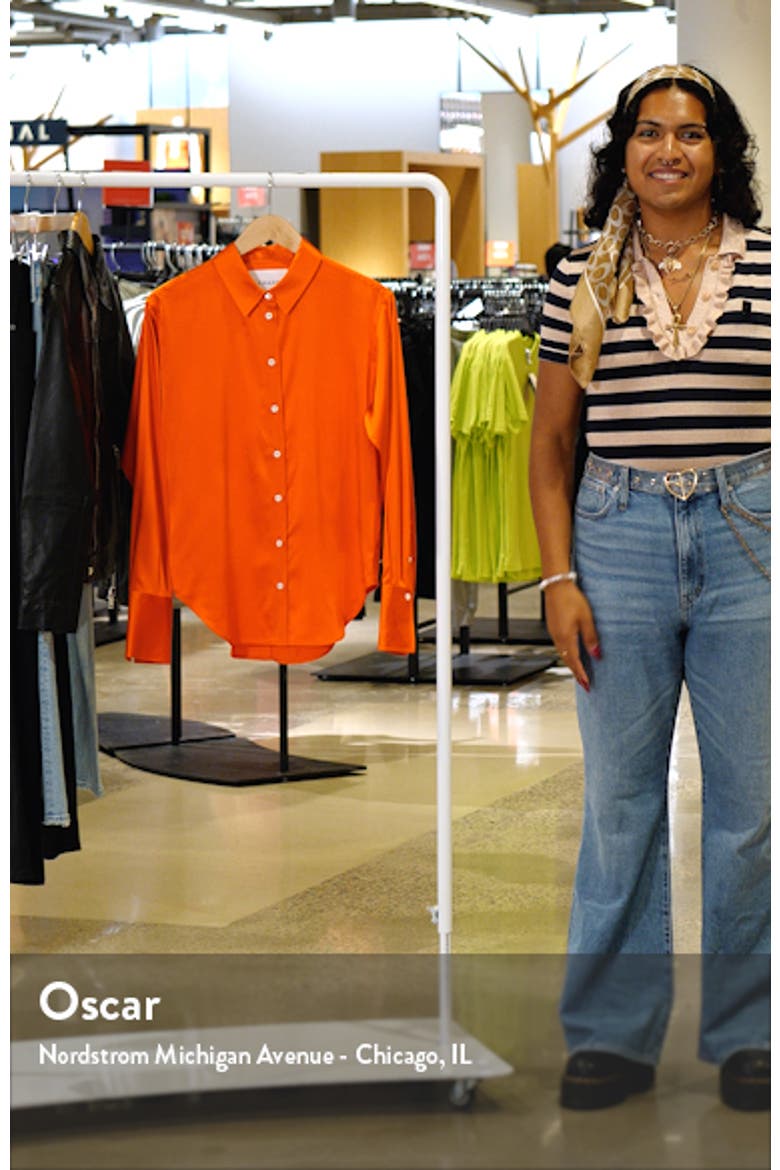 The Standard Women's Stretch Silk Button-Up Shirt video