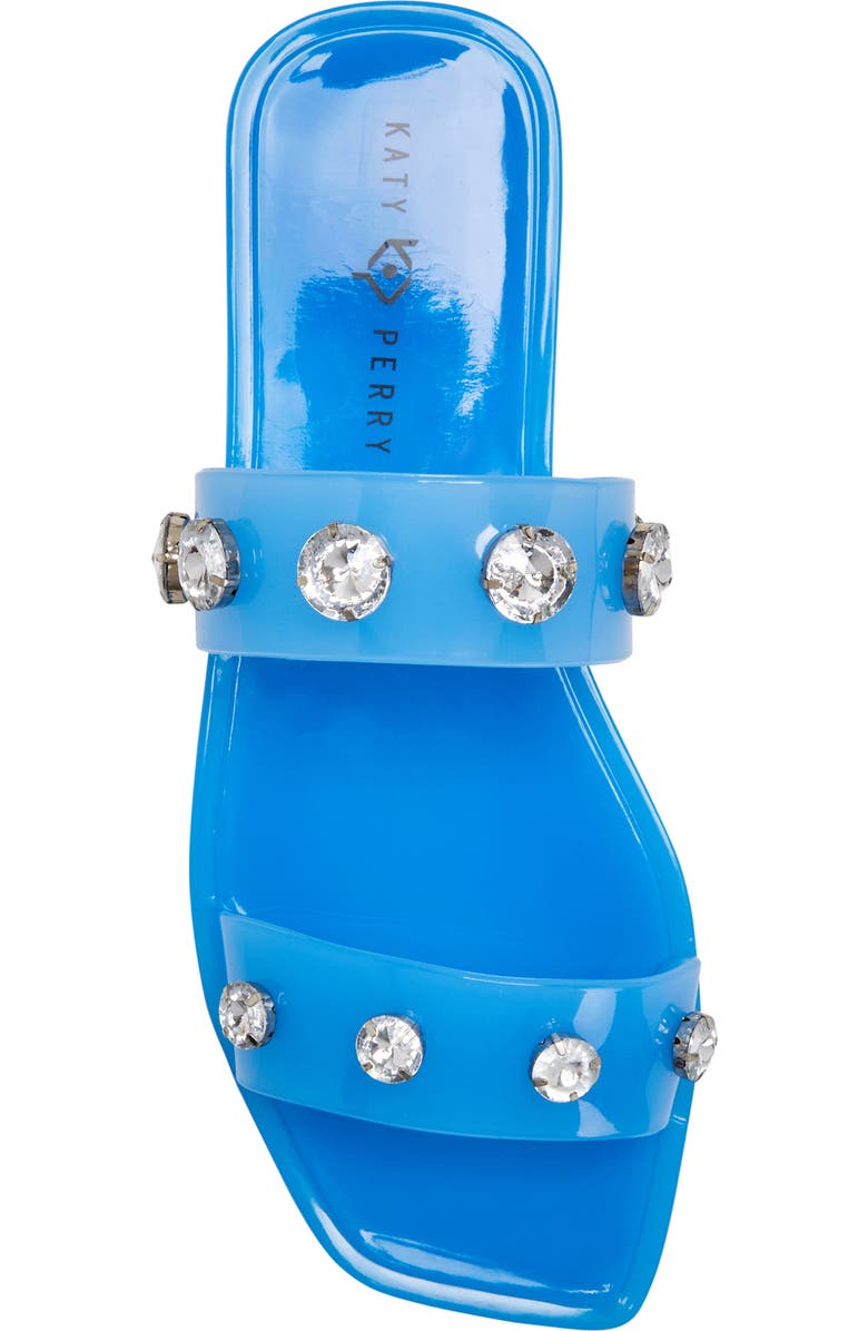 Katy Perry The Geli Embellished Slide Sandal, Alternate, color, Tranquil Blue