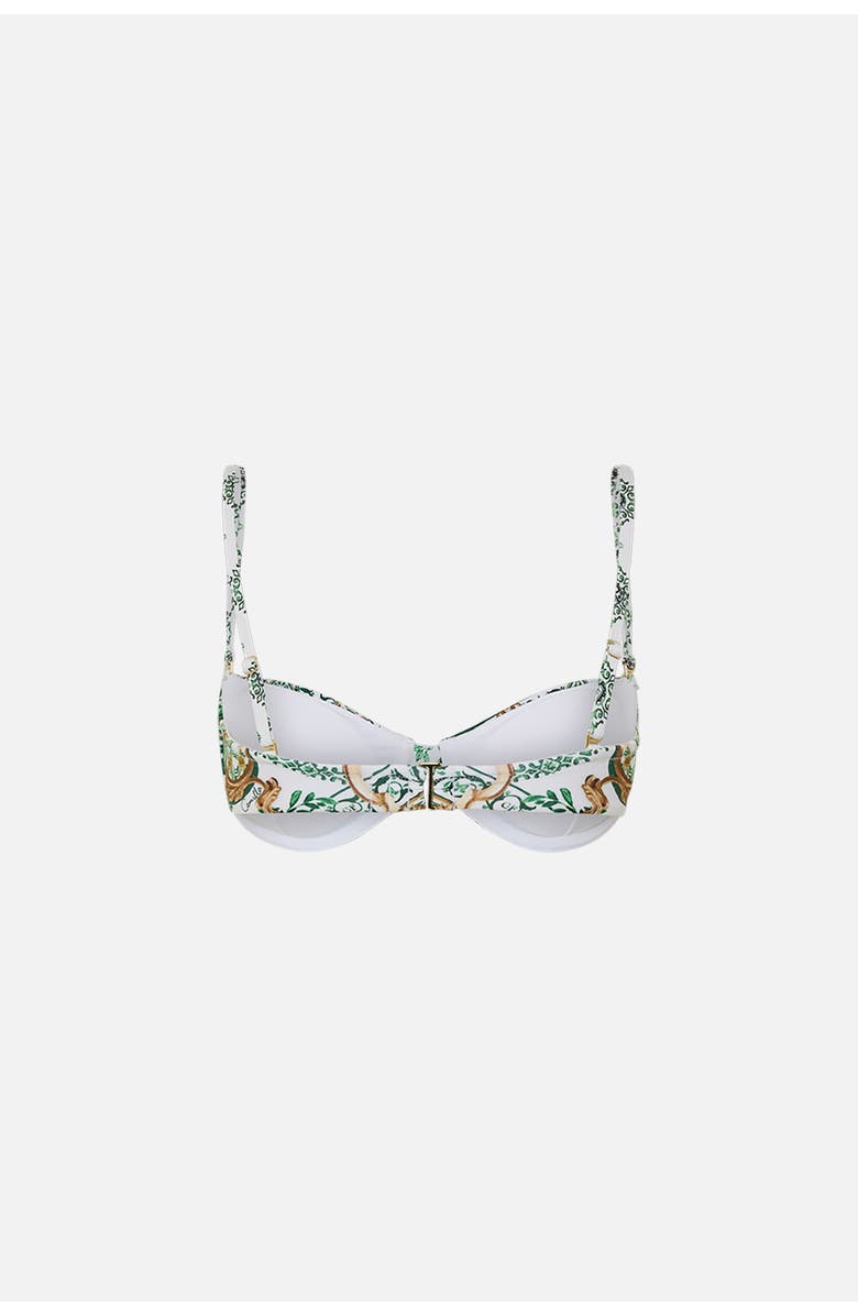 Camilla Ruched Underwire Bra With Removable Straps Corridor Of Calm, Alternate, color, 