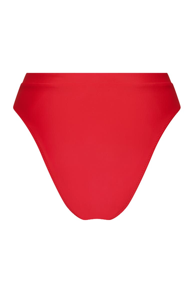 The Reversible High Waisted Bikini Brief, Alternate, color, Hyper Red/Berry