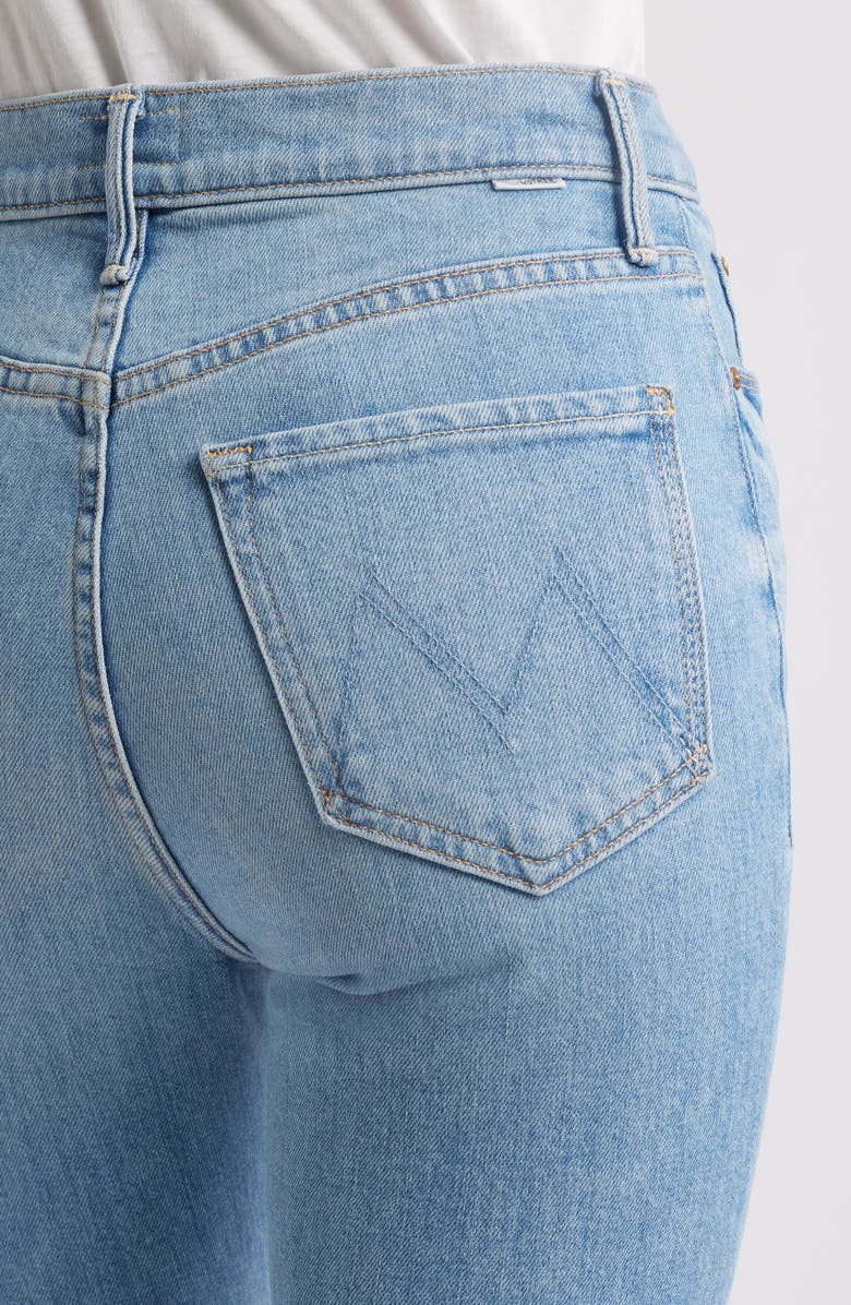 MOTHER The Pixie Dazzler Fray Hem Ankle Jeans, Alternate, color, 