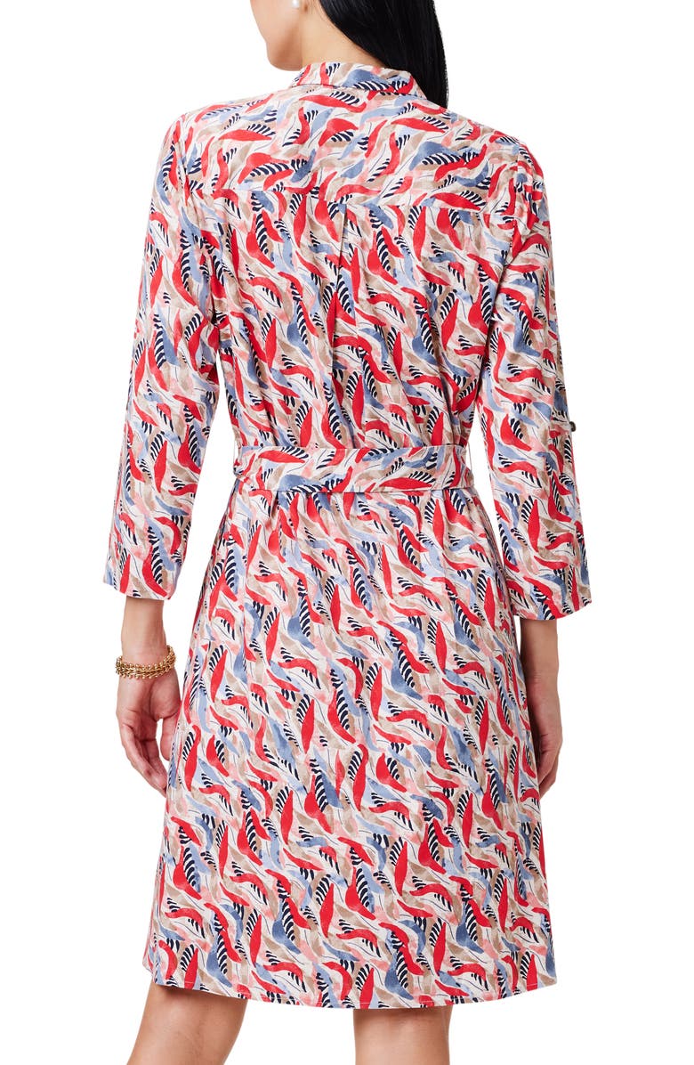 NIC+ZOE Coral Waves Live In Shirtdress, Alternate, color,