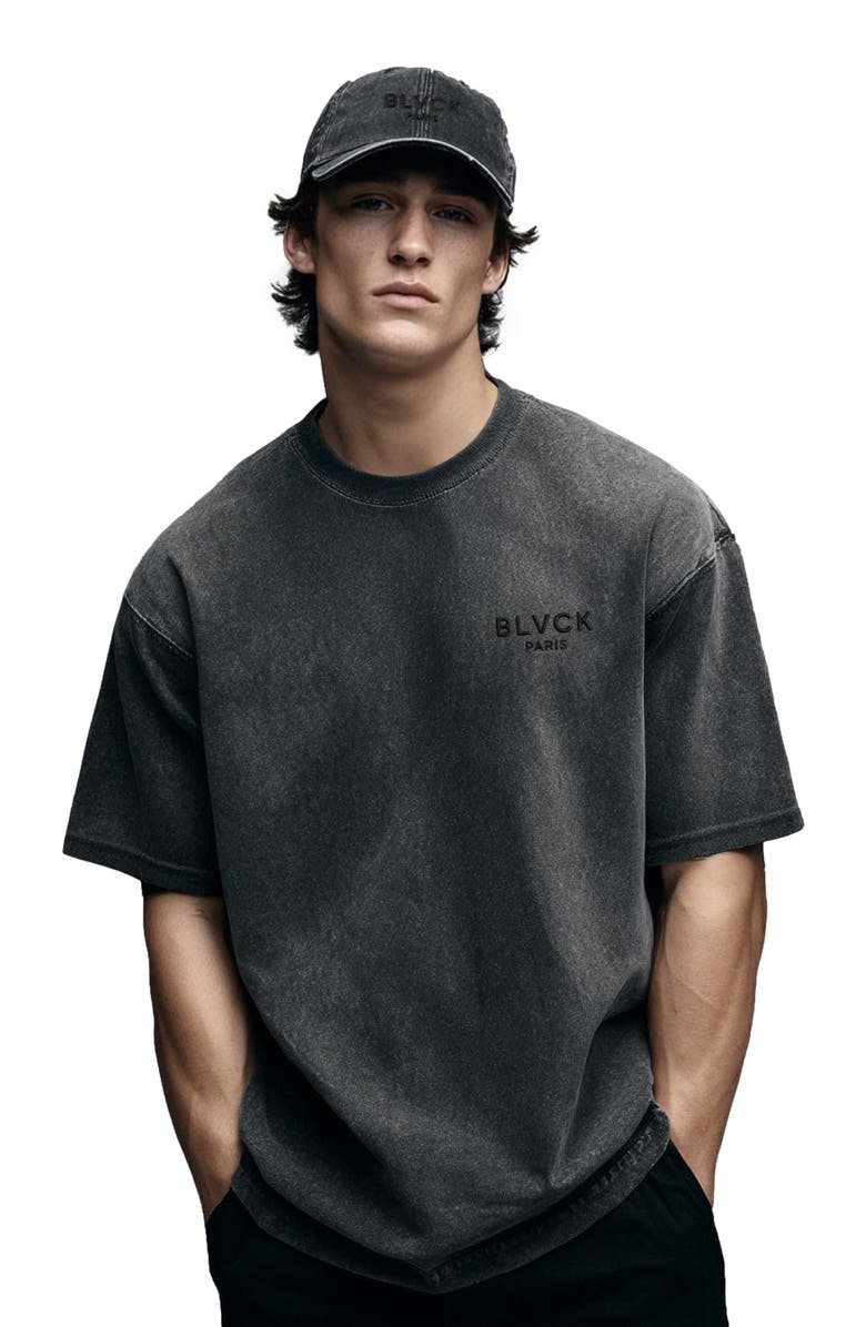 Blvck Acid Wash Tee, Main, color, 