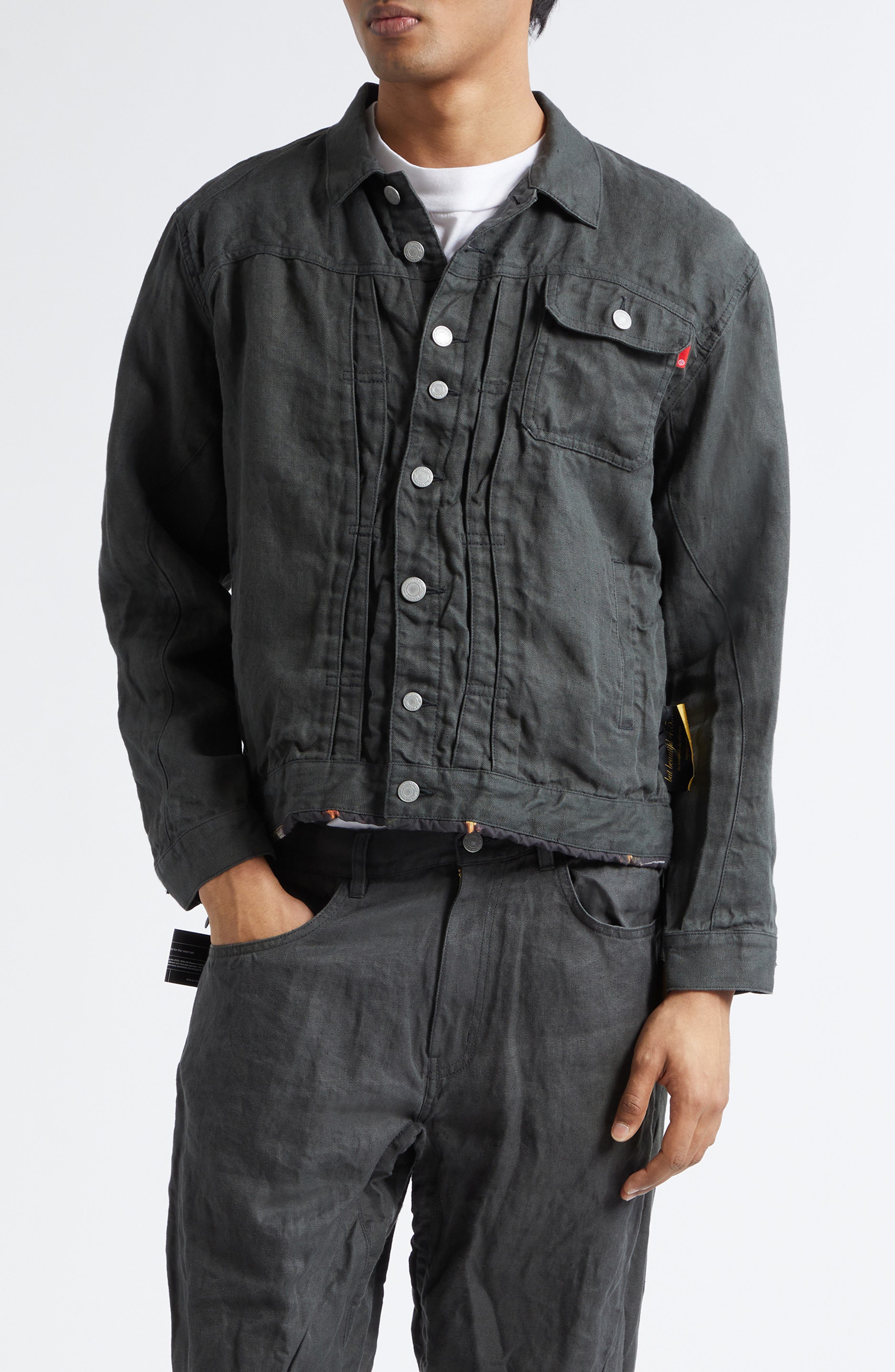Linen Denim Jacket