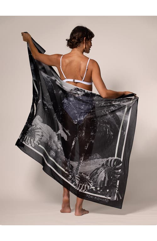 Tori Richard Waimea Canyon-p Pareo In Black