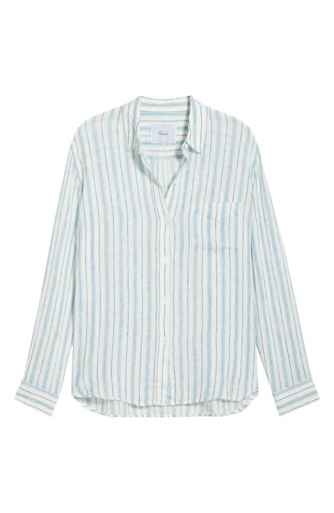 Charli Stripe Linen Blend Shirt